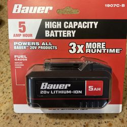 Bauer 5AH 20V High Capacity Battery•NEW•