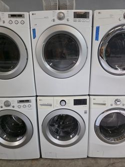 LG washer and electric dryer set