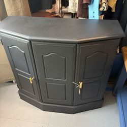 Black Cupboard Table 