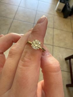 14k gold diamond ring