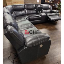 Power  Reclining  Sectional Sofa  // Special Price 