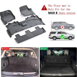 Customized FLOOR MATS for Ford Expedition MAX 2018-2024