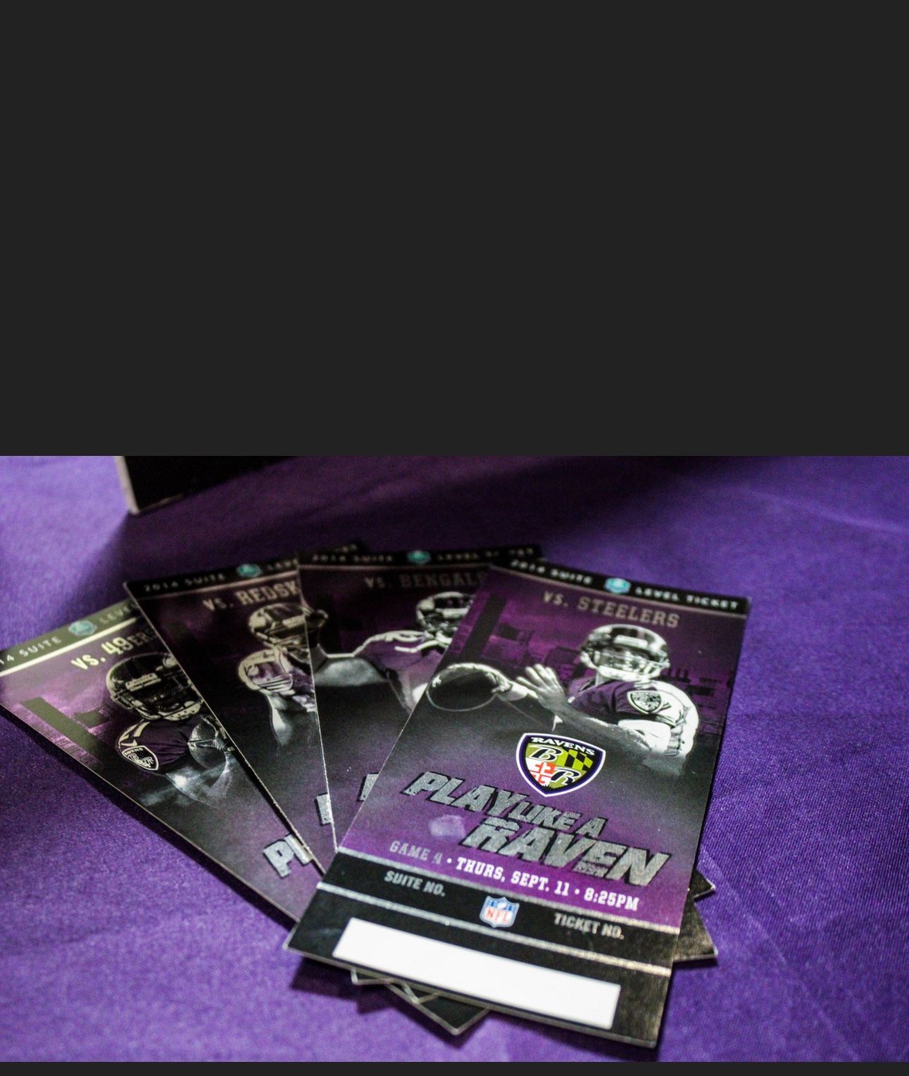 Bengals vs Ravens Tix (2) TNF NOV 7