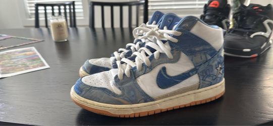 Nike Dunk  High Blue White High-Top Carpet Company 9.5