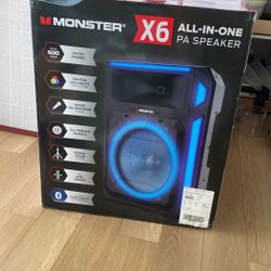 Monster X6 All-in-one PA Speaker