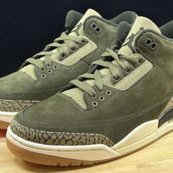 Nike Air Jordan 3 - Medium Olive Sizes 8 - 14