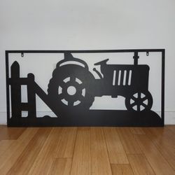 Medium Farm Tractor Wall Decor Rare Piece 1 of 1