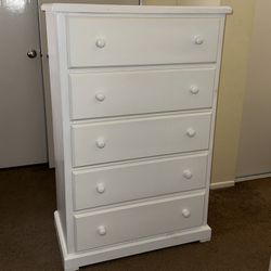 White Wooden Dresser