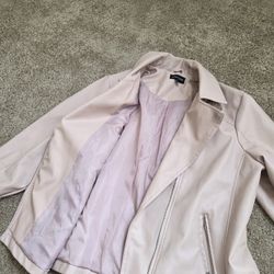 Pink Leather Jacket 