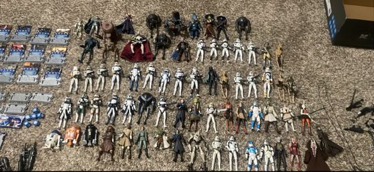 Huge Star Wars the clone wars collection