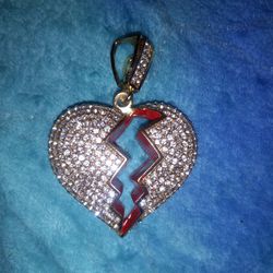 Iced Out Bling Heart