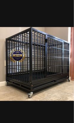 Dog pet cage kennel size 48 xl with grid and tray new in box 📦