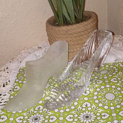 Vintage Glass Slippers 