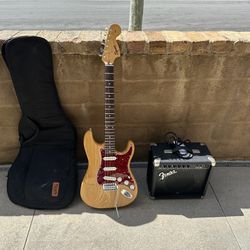 Squier Stratocaster And Fender Amp