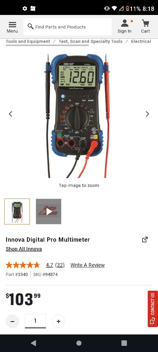 Innova Digital Pro Mulitreader 