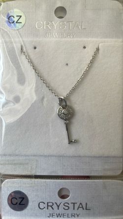 Silver Necklace (key)