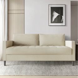 NEW Beige Linen Couch/Sofa