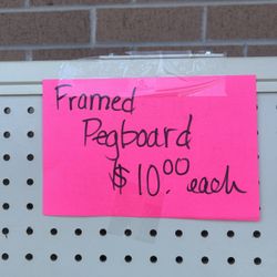 Peg Board - Framed