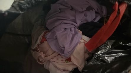 Bag full of girl clothes