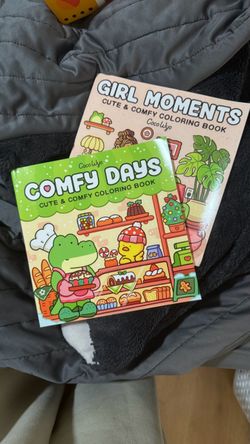 Coco Wyo Cute & Comfy Coloring Books Set of 2