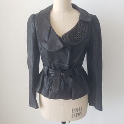 Leather Jacket Size S