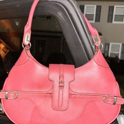 Pink Leather Purse 
