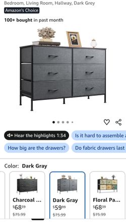 Brand new fully assembled 6 drawer dresser chest