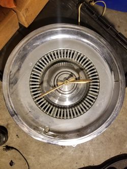 Hub Cap Clock