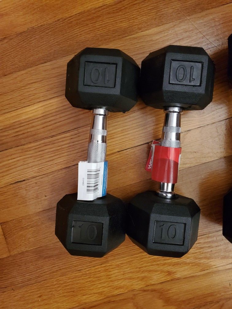 Weights; 10lb dumbbell; new- $40