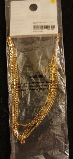 Multi Strand Chain Necklace 