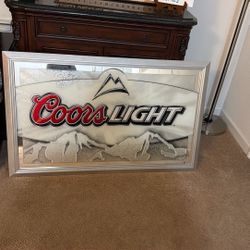 Coors Light Bar Mirror
