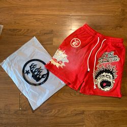 Red Helstar shorts