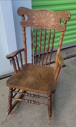 Vintage Wooden Rocking Chair