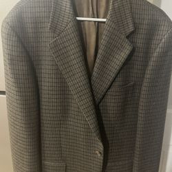 2 Like New Men’s Sport Coats 44 Regular Get Both Chaps And Geoffrey Beene