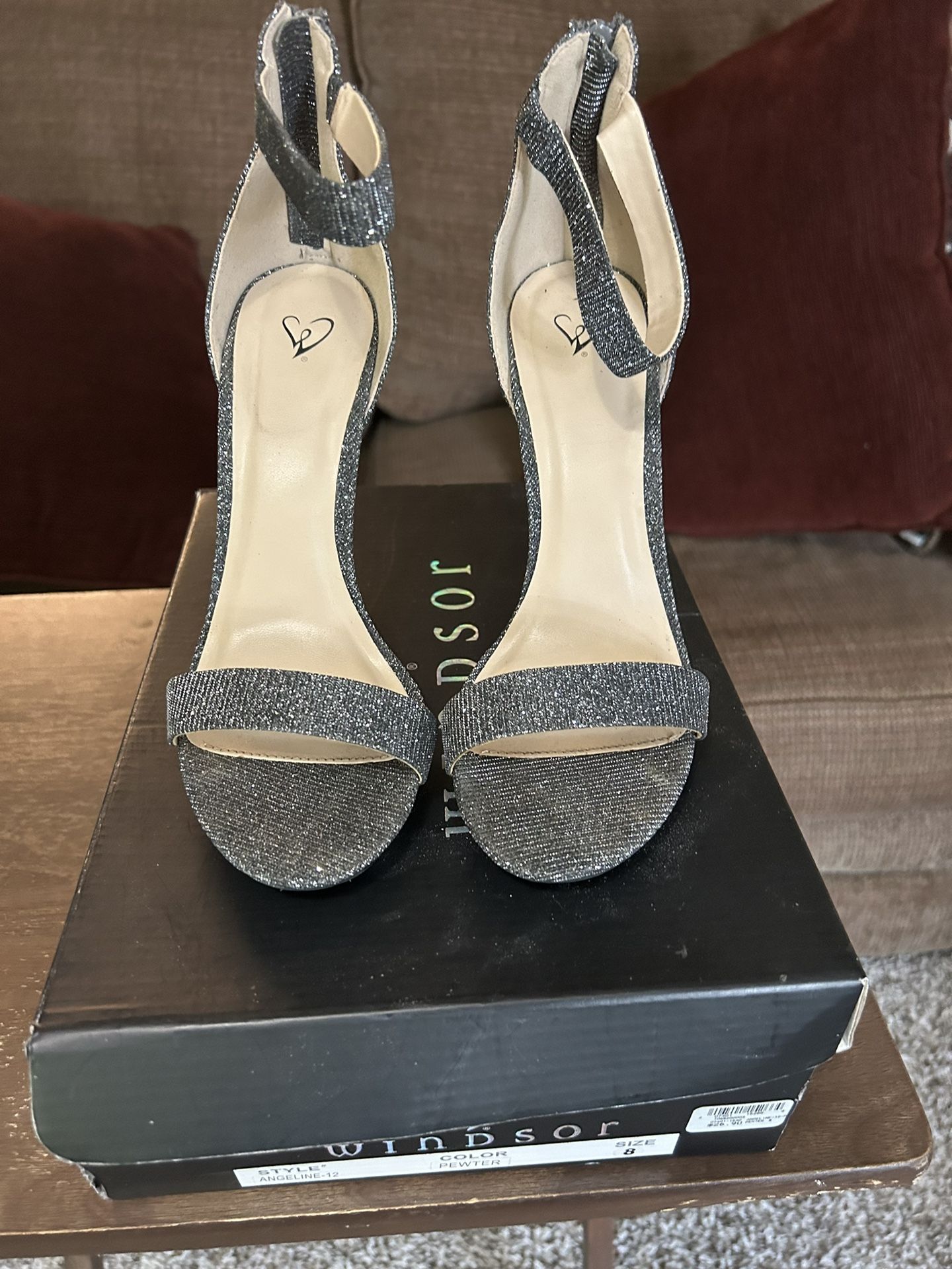 Pewter Heels $10