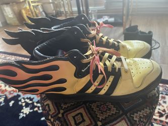 Adidas js on sale flames