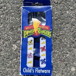 Power Rangers Rare Flatware With Box / Never Been Open/ 
