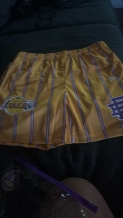 Eric Emnaual lakers shorts
