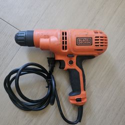 BLACK+DECKER - Corded Drill - 5.2-Amp - 3/8-Inch (DR260) 