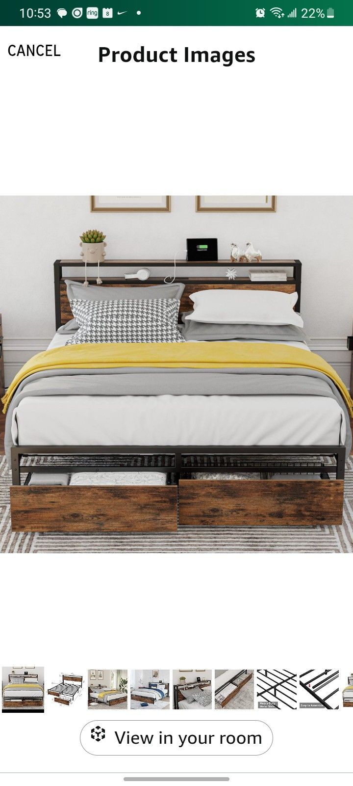 Queen Bed, Dresser, Desk And Chair