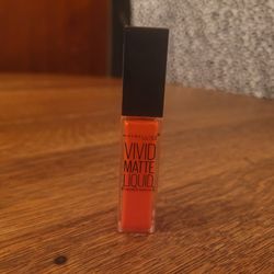 Maybelline Vivid Matte Liquid Lipstick Orange Obsession Dab Tool Sneak A Toke