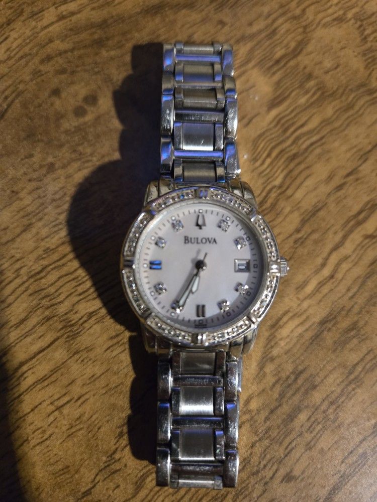 Boluva Women's Mother Of Pearl Watch