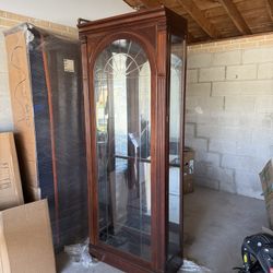 Cherry Curio Cabinets