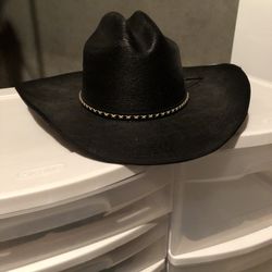 Jason Aldean Black Cowboy Hat 7 1/4