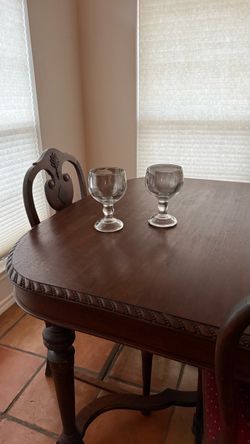 Beer Mugs (2) Glass - heavy