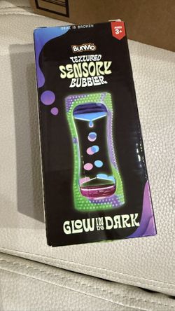 BUNMO Liquid Motion Bubbler Sensory Toy - Calming Fidget Toy for Kids & Adults, Textured Silicone Bubble Timer with Mesmerizing Liquid Flow Sensory Bo