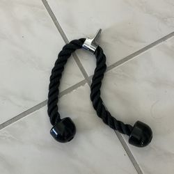 Tricep pull down rope