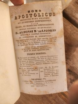 1839 apostolicu book latin antique