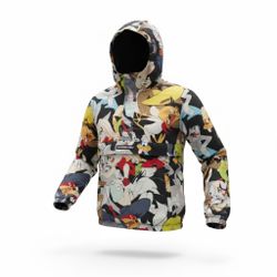 Members Only Jacket Looney Tunes Men's M Bugs Bunny Black Windbreaker Bugs Taz