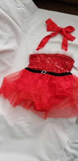 Infant Baby Santa Holiday Dress